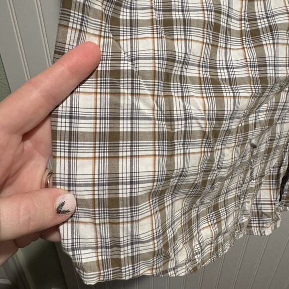 Carhartt Plaid Short Sleeves Shirt Mens XL Tall - Picture 2 of 5